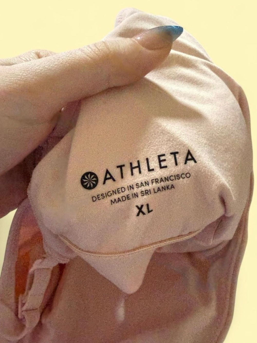Athleta Avant Bodysuit, Milkshake Pink Size XL - Picture 8 of 8